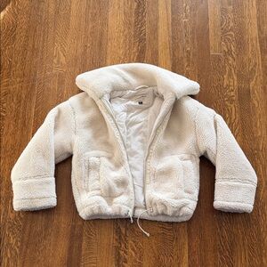 BNWOT White Sherpa Jacket